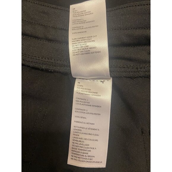 Figs High Waisted Zamora‎ Jogger Scrub Pants Womens Size XXL Black Workwear - Picture 8 of 8